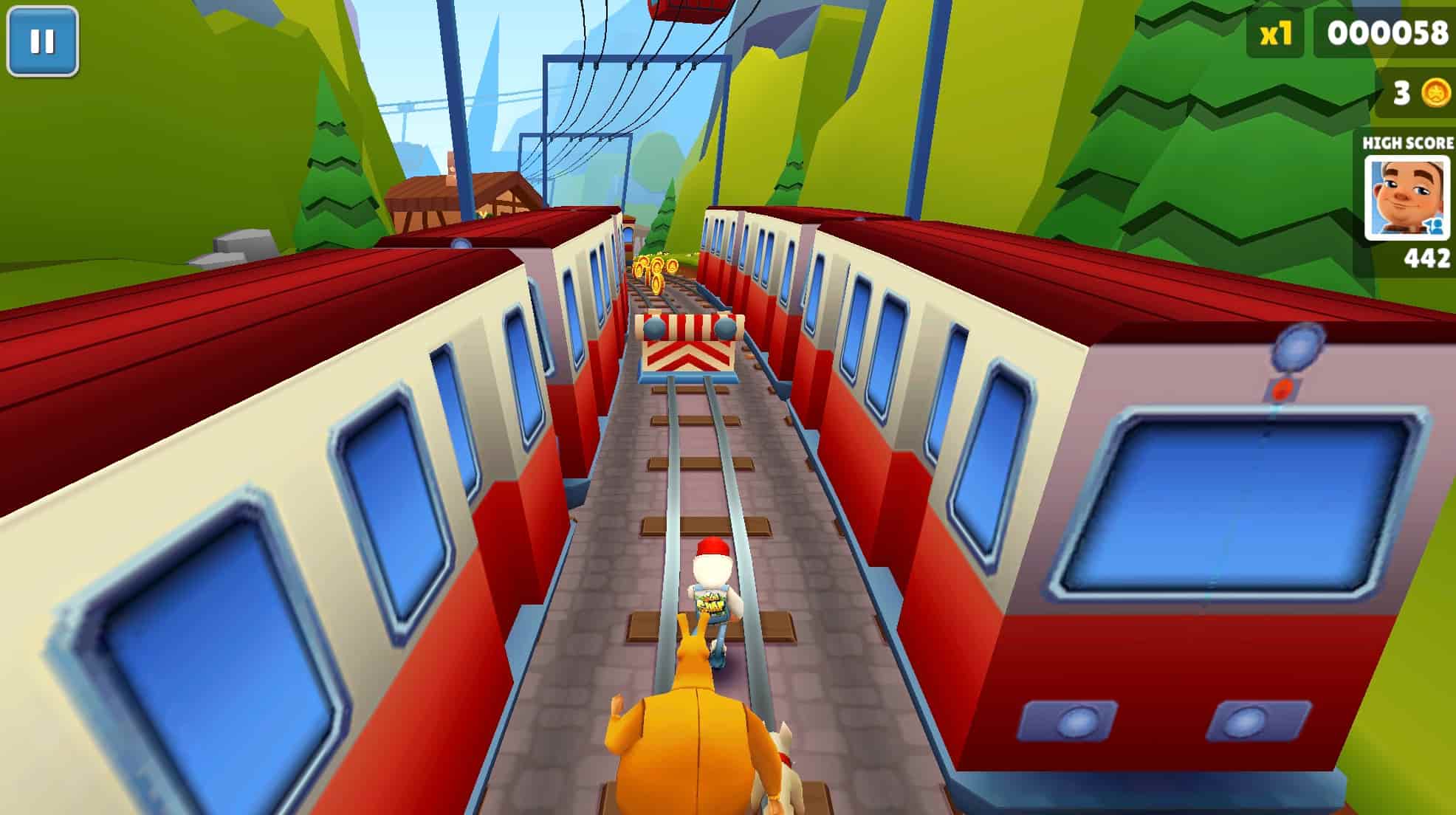 Subway Surfers Gameplay Screenshot
